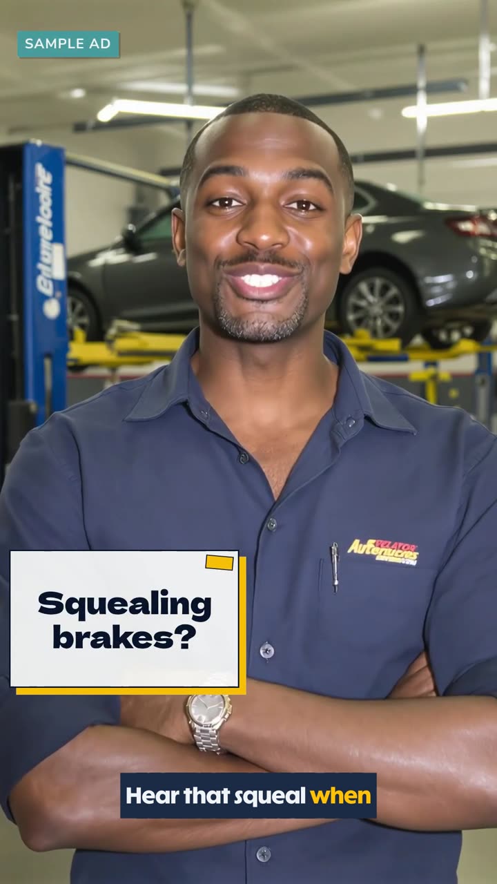 Sample video for an auto shop