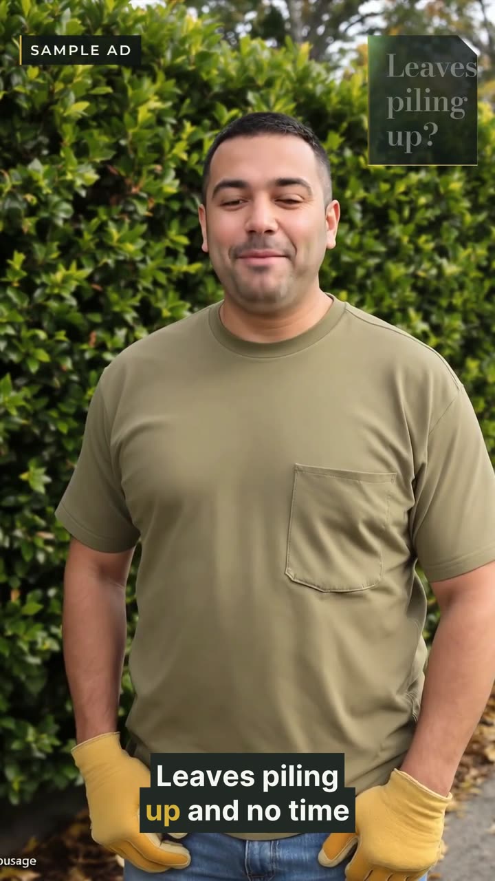 Sample video for a landscaper